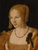 Portrait d'une jeune femme vénitienne - Albrecht Dürer — näkymä teoksesta
