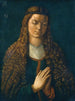 Portrait d'une jeune femme aux cheveux lâchés - Albrecht Dürer — näkymä teoksesta