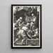 La Mise au tombeau - Albrecht Dürer — kehystetty taideteos seinällä