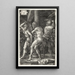 La Flagellation - Albrecht Dürer — kehystetty taideteos seinällä