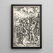 Pyhän Katariinan marttyyri - Albrecht Dürer — kehystetty taideteos seinällä