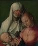 Vierge à l'Enfant avec sainte Anne - Albrecht Dürer — näkymä teoksesta