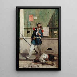 AlcideJoseph Lorentz - Garde national bless pisode de la rvolution de 1848.webp