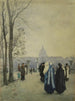 Promenade dans le parc - Aleksander Gierymski — näkymä teoksesta