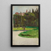 Maalauksen jäljennös Esquisse de la Villa d'Este à Tivoli - Aleksander Gierymski