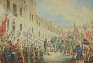 Aleksander Raczyski - The Emperor in the Facility for the Poor and Orphans in Drogovi.webp