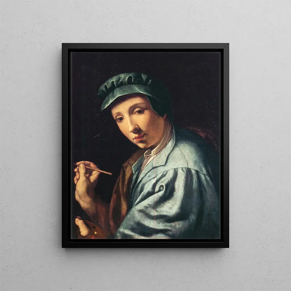 Autoportrait - Alessandro Allori — kehystetty taideteos seinällä
