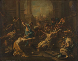 La résurrection de Lazare - Alessandro Magnasco — näkymä teoksesta