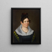 Portrait de Mme John H. Sanders - Alexander Bradford — kehystetty taideteos seinällä