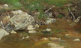 Alexander Helwig Wyant - Mountain Brook A Study.webp