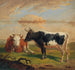 Vaches dans le pâturage - Alexander Johann Dallinger von Dalling — näkymä teoksesta
