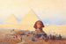 Le Sphinx devant les pyramids de Gizeh - Alexander Kircher — näkymä teoksesta