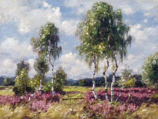 Alexander Koester - Birken in Heidelandschaft Viktring in Krnten.webp