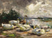 Canards au bord de l'eau, ambiance nuageuse - Alexander Koester — näkymä teoksesta
