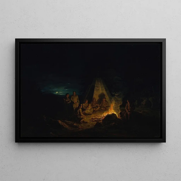 Alexander Laurus - Laplanders Around A Fire.webp