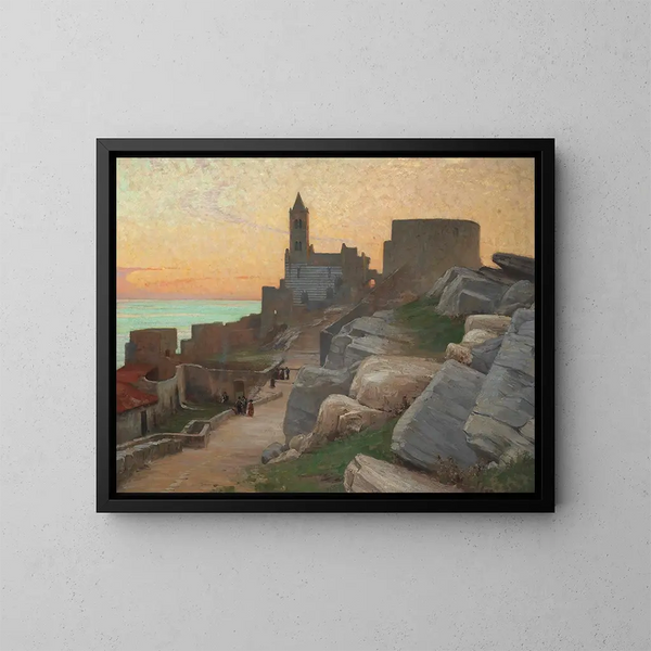 Saint Pierre de Portovenere, Toscane - Alexander Mann — kehystetty taideteos seinällä