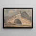 Pont de Lewes, Sussex - Alexander Monro — kehystetty taideteos seinällä