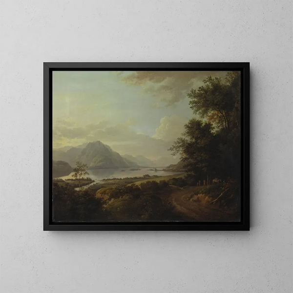 Loch Awe, Argyllshire - Alexander Nasmyth — kehystetty taideteos seinällä