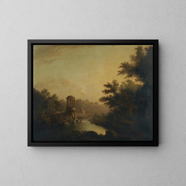 Le Puits de Saint Bernard - Alexander Nasmyth — kehystetty taideteos seinällä