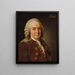 Carl von Linné 1707-1778 kasvitieteilijä professori - Alexander Roslin — kehystetty taideteos seinällä