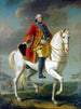 Louis-Philippe Duc d'Orléans tervehtii armeettaan taistelukentällä - Alexander Roslin — näkymä teoksesta