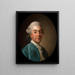 Charles Marin de La Haye des Fossésin muotokuva, kuningas farmari 1736-1790 - Alexander Roslin — kehystetty taideteos seinällä
