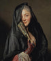 La Dame au voile, la femme de l'artiste - Alexander Roslin — näkymä teoksesta