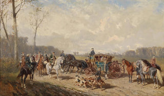Alexander Von Bensa - Begegnung beim Ausritt.webp