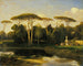 La villa Doria Pamphilj à Rome - Alexandre-Gabriel Decamps — näkymä teoksesta