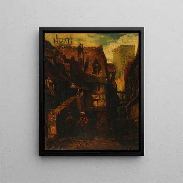Vue d'Orient - Alexandre-Gabriel Decamps — kehystetty taideteos seinällä