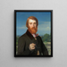 Alfred Bruyas - Alexandre Cabanel — kehystetty taideteos seinällä