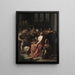 Jeesus oikeudenkäynnissä - Alexandre Cabanel — kehystetty taideteos seinällä