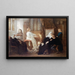 La Veuve du maître de chapelle - Alexandre Cabanel — kehystetty taideteos seinällä