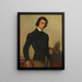 Portrait d'un jeune artiste - Alexandre Cabanel — kehystetty taideteos seinällä