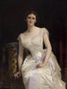 Mary Victoria Leiterin, tulevan Lady Curzon de Kedlestonin, Intian varakuningattaren, Alexandre Cabanel — näkymä teoksesta