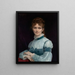Muotokuva Mademoiselle Fanny Clapp - Alexandre Cabanel — kehystetty taideteos seinällä