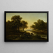 Maisemamaalaus - Alexandre Calame — kehystetty taideteos seinällä
