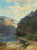 Laxenstrasse - Alexandre Calame — näkymä teoksesta