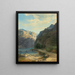 Laxenstrasse - Alexandre Calame — kehystetty taideteos seinällä