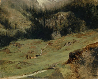 Alpe de Rosenlaui - Alexandre Calame — näkymä teoksesta