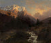 Le Wetterhorn - Alexandre Calame — näkymä teoksesta