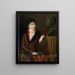 Autoportrait - Alexandre Delatour — kehystetty taideteos seinällä