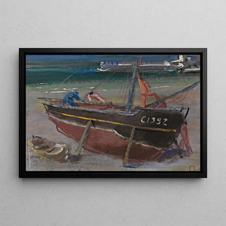 Alexandre Jacovleff - Moored Boat.webp