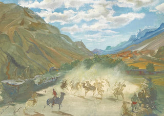 Alexandre Jacovleff - Polo Game At Misgar.webp