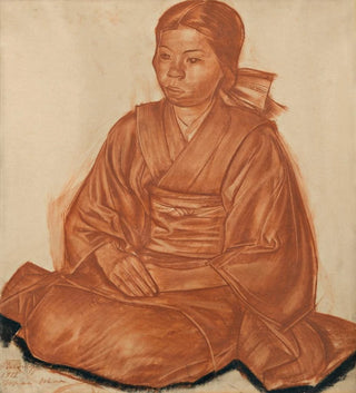 Alexandre Jacovleff - Portrait of A Japanese Girl.webp