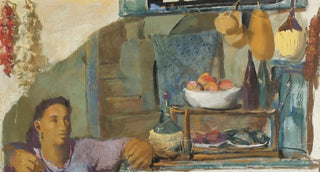 Alexandre Jacovleff - Sidewalk Shop Capri.webp