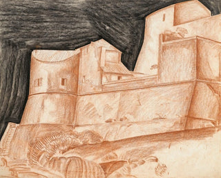 La maison à Port-Cros - Alexandre Iacovleff — näkymä teoksesta