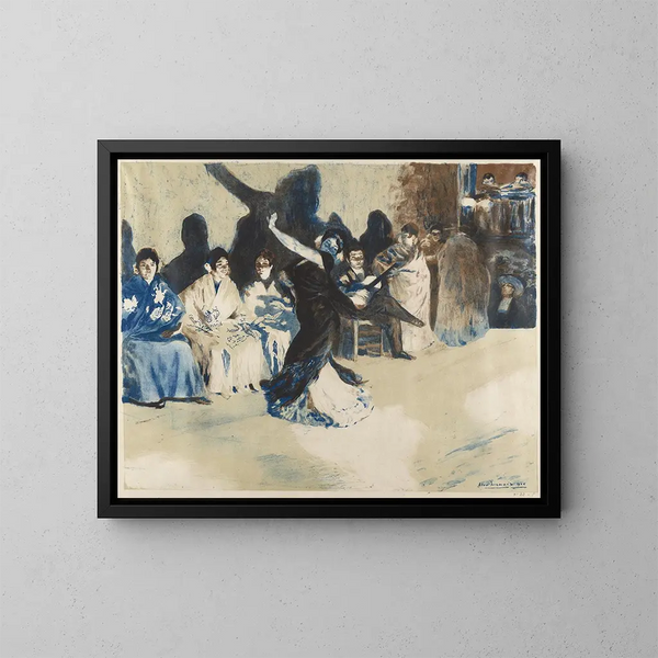 Danseuses andalouses - Alexandre Lunois — kehystetty taideteos seinällä