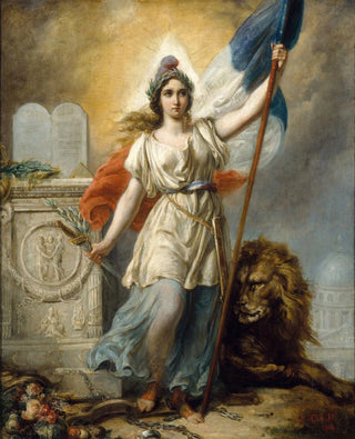 Alexandre Marie Colin - La Rpublique esquisse pour le concours de 1848.webp