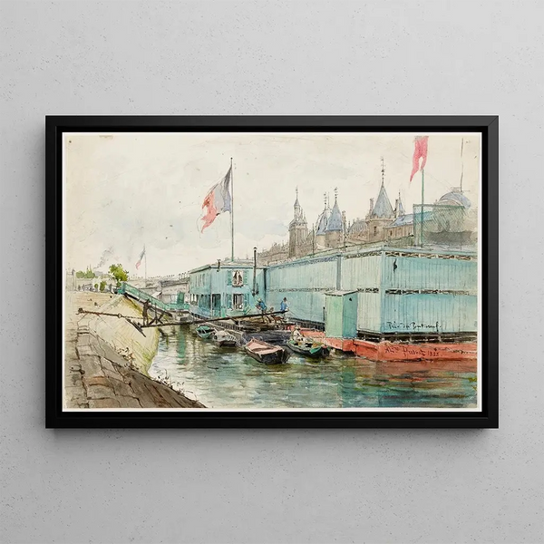 Alexandre Prvost - Bains froids au dessous du Pont Neuf.webp
